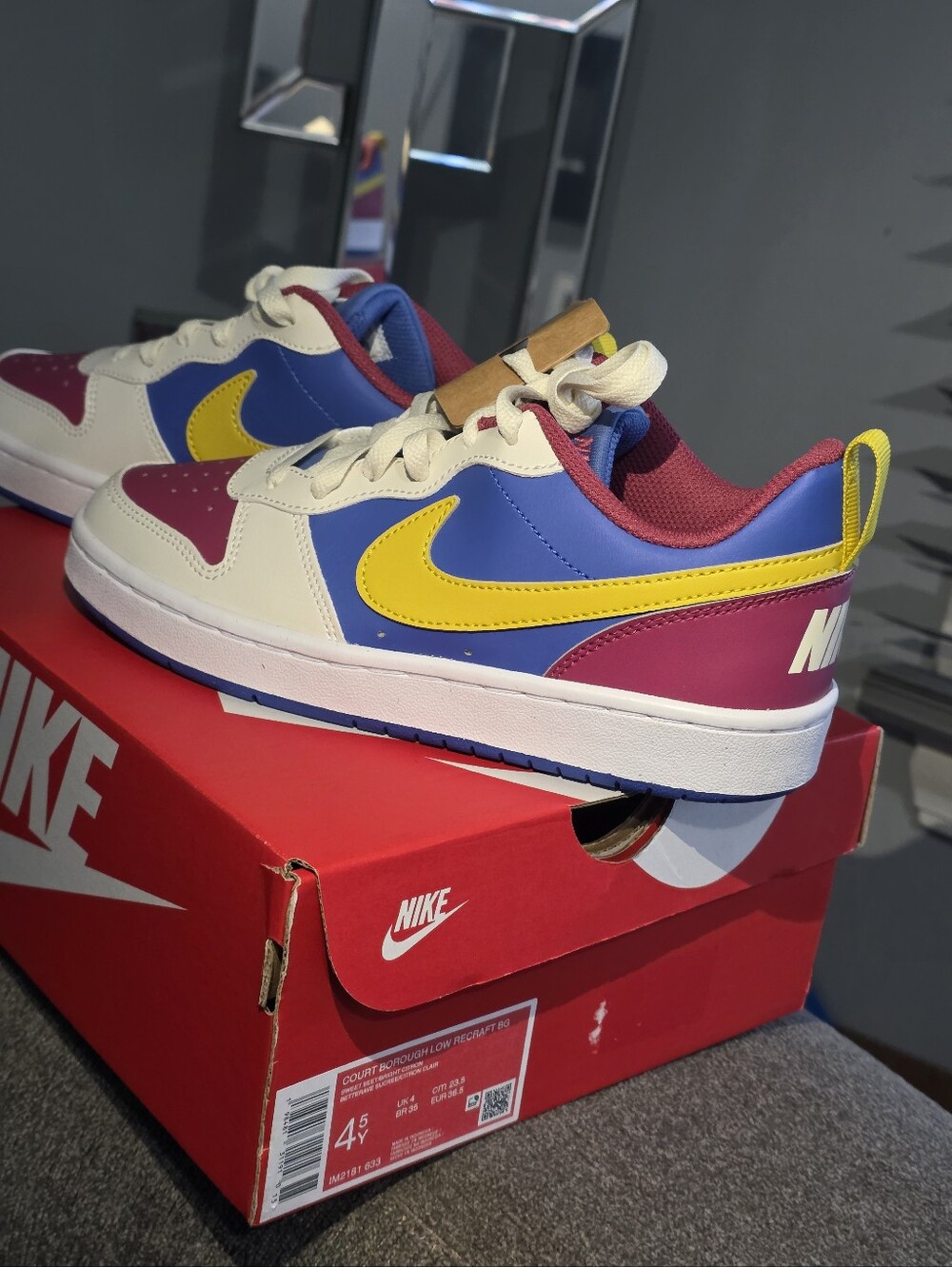 Nike Court Borough Low Recraft BG, 4.5Y/     6 Women's, Style IM2181-633
